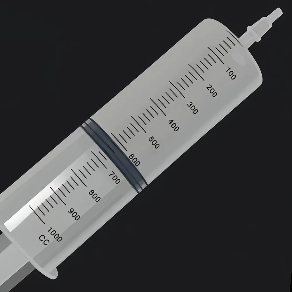 Durable Large Capacity Plastic Syringe 100Ml,150Ml,250Ml, 350ml, 550Ml,1000Ml | Car Oil Extractor Is Suitable for Laboratory Dispensing, Glue Dispensing, Watering Pets, and Veterinary Use.