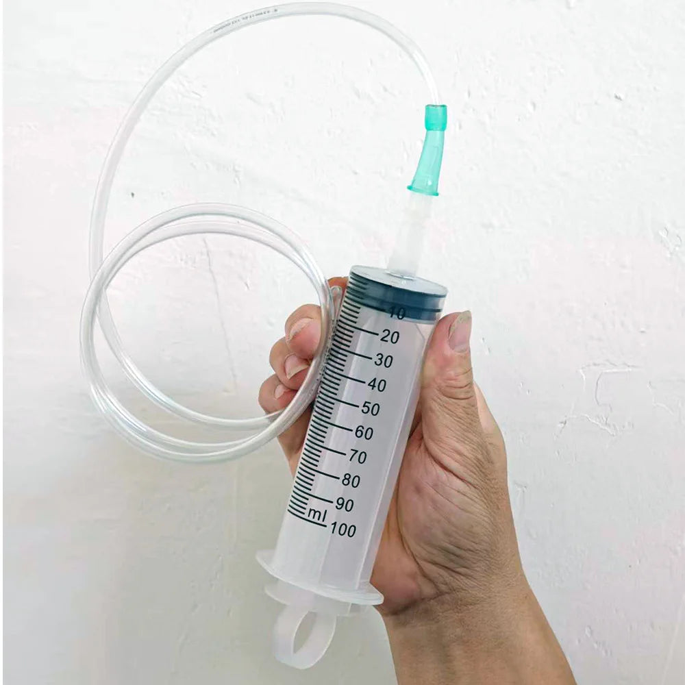 Durable Large Capacity Plastic Syringe 100Ml,150Ml,250Ml, 350ml, 550Ml,1000Ml | Car Oil Extractor Is Suitable for Laboratory Dispensing, Glue Dispensing, Watering Pets, and Veterinary Use.