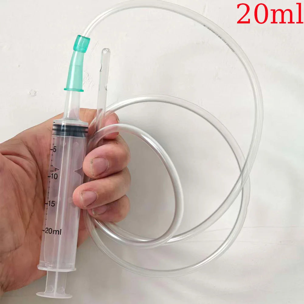 Durable Large Capacity Plastic Syringe 100Ml,150Ml,250Ml, 350ml, 550Ml,1000Ml | Car Oil Extractor Is Suitable for Laboratory Dispensing, Glue Dispensing, Watering Pets, and Veterinary Use.
